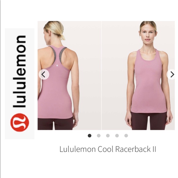 lululemon athletica Tops - Lululemon Cool Racerback Tank. Dk Rose Pink Sz 8
